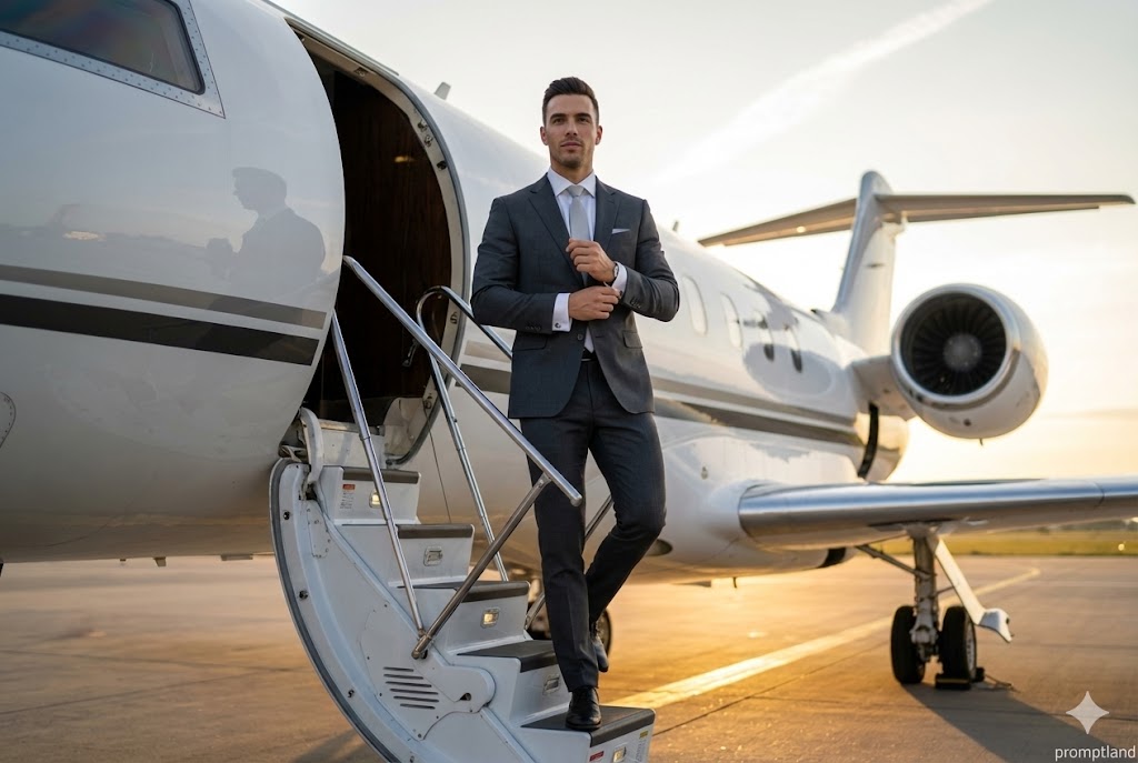 Luxury Jet Cinematic Walk