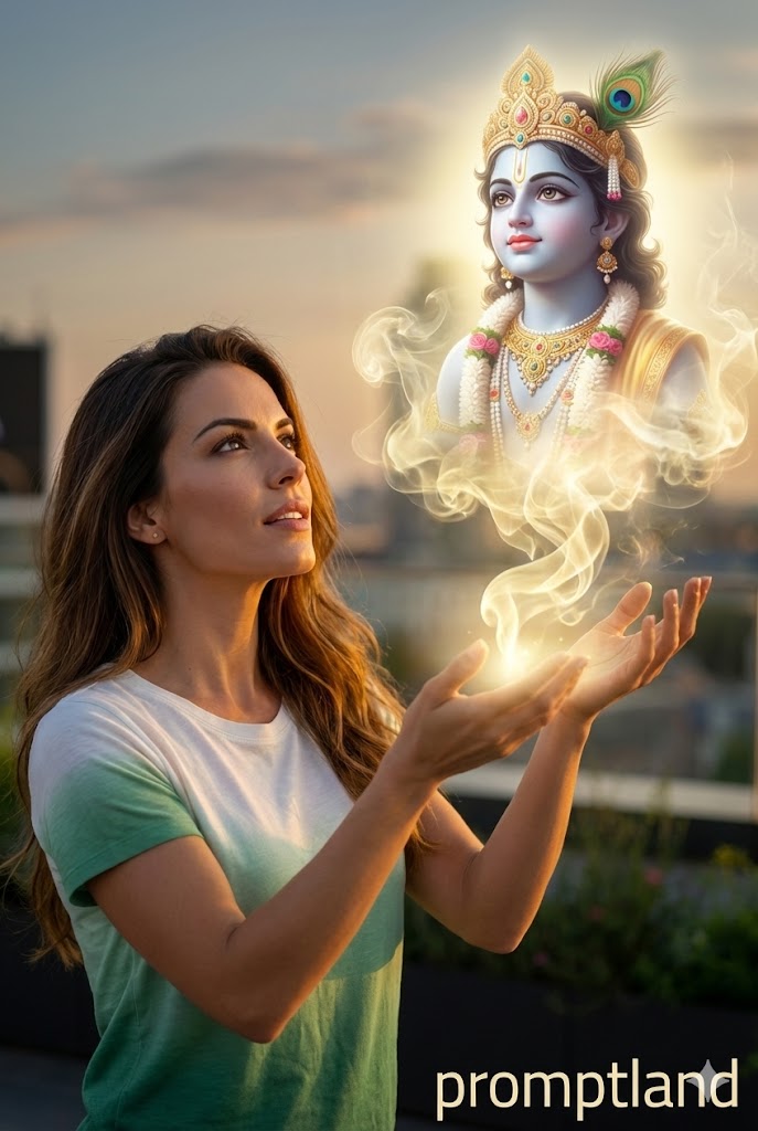 Divine Smoke Transformation Portrait