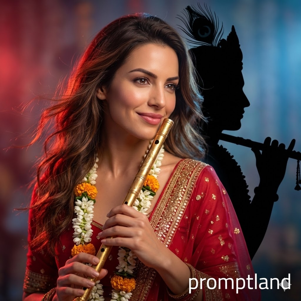 Radha Rani Close-Up Portrait