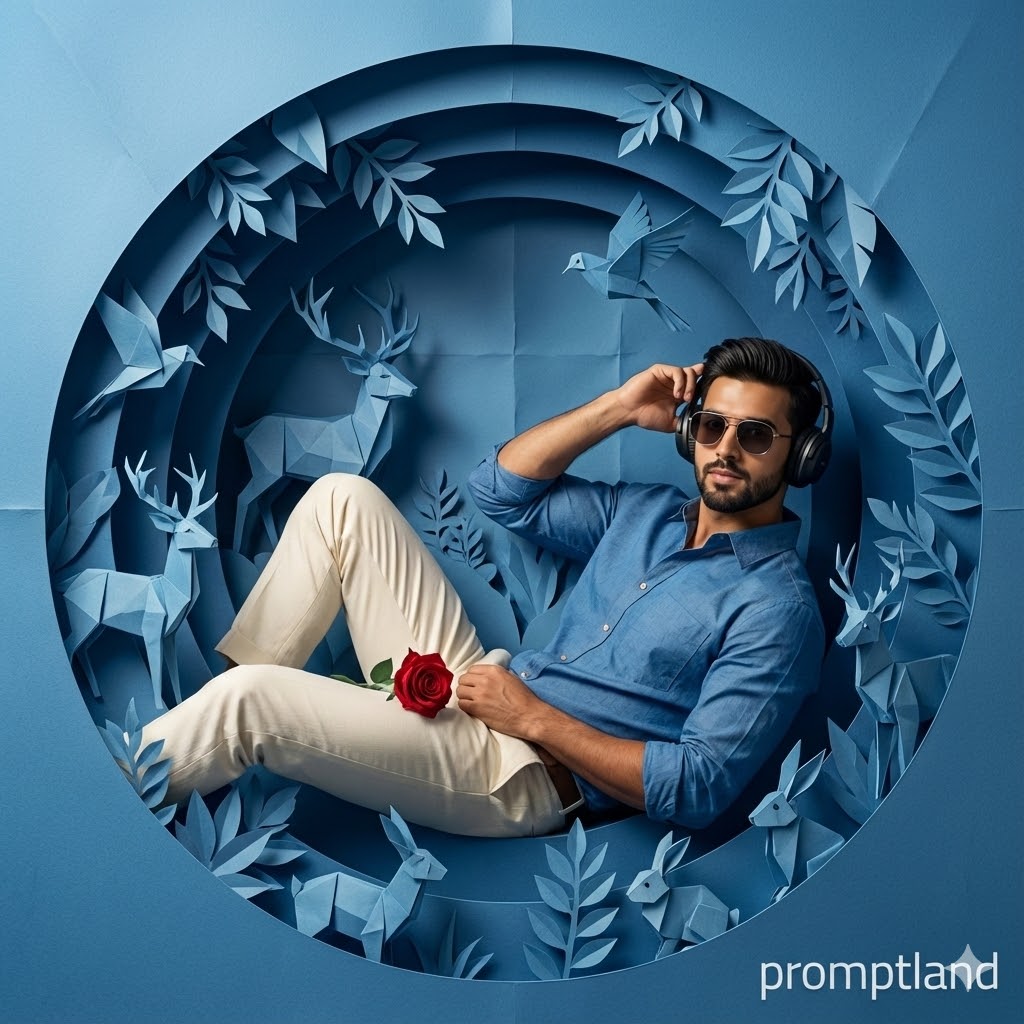 Paper World Portrait