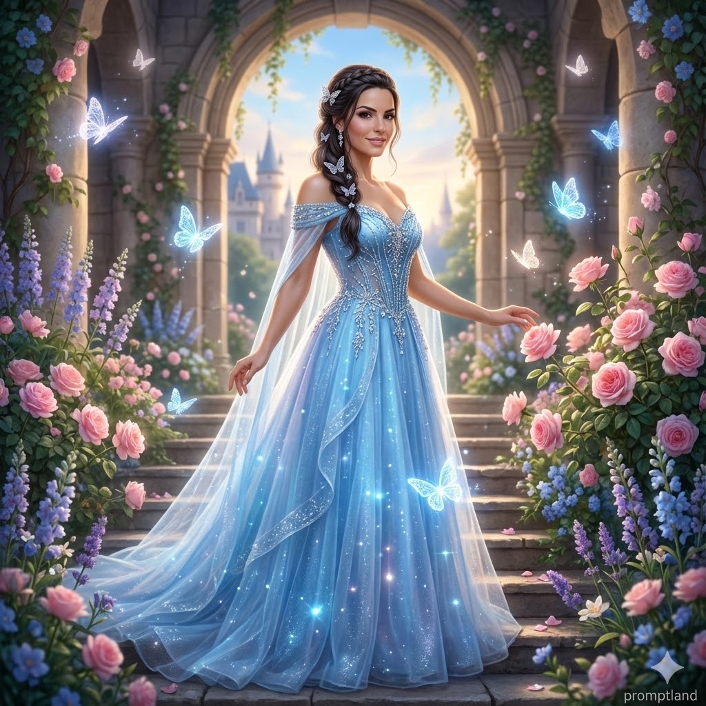 Enchanted Garden Fantasy Woman