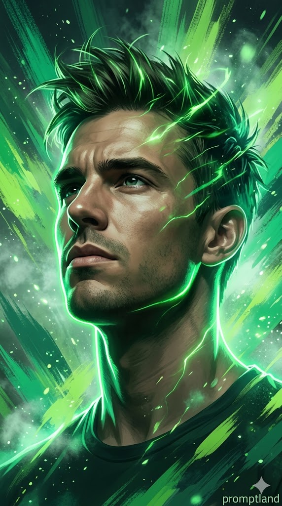 Heroic Emerald Energy Poster