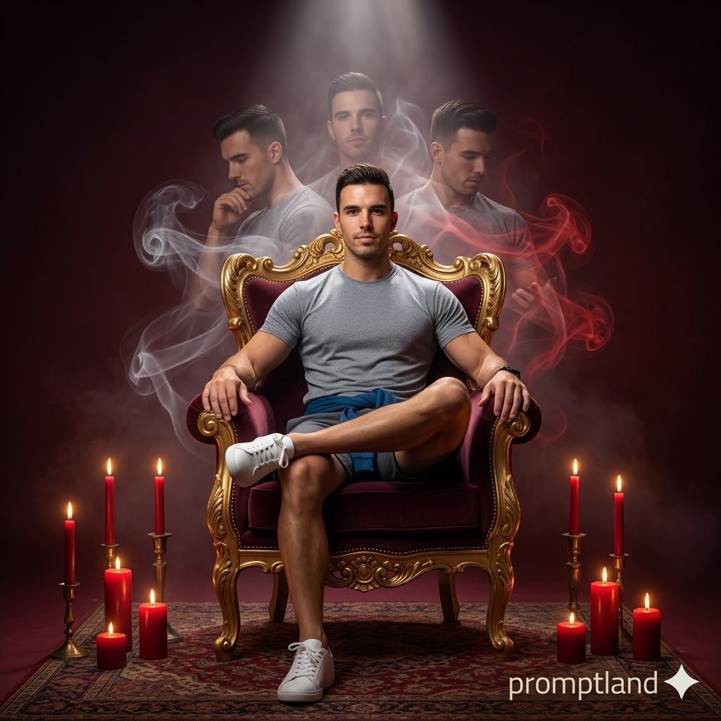 Royal Chair Cinematic Portrait