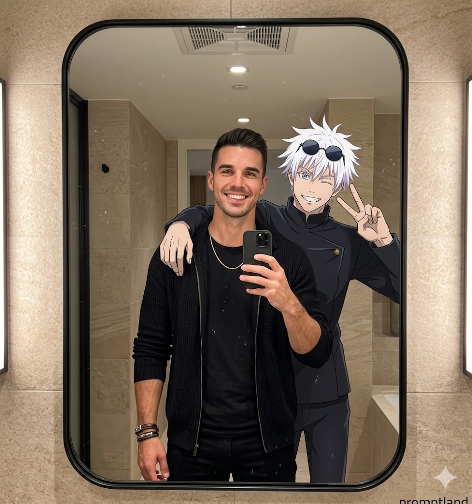 Gojo Mirror Selfie