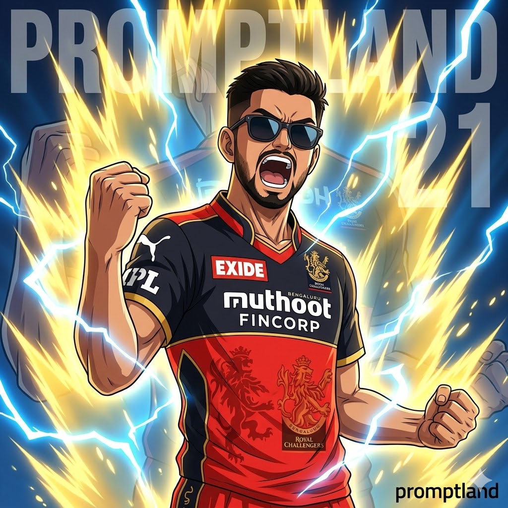 rcb gemini prompt in animation style